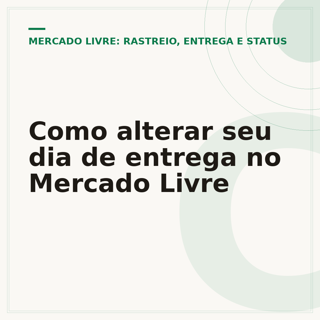 Como alterar seu dia de entrega no Mercado Livre