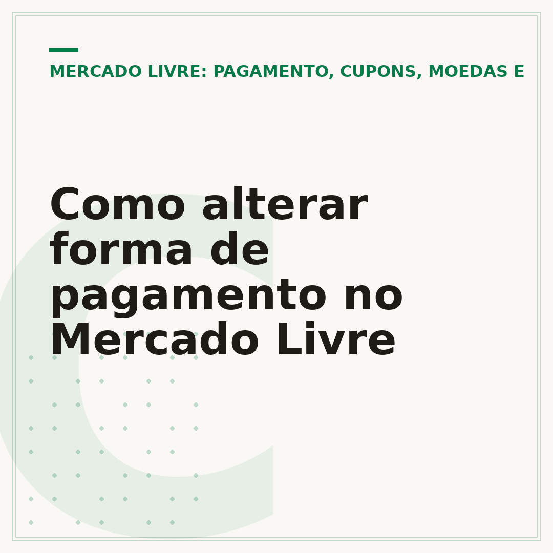 Como alterar forma de pagamento no Mercado Livre