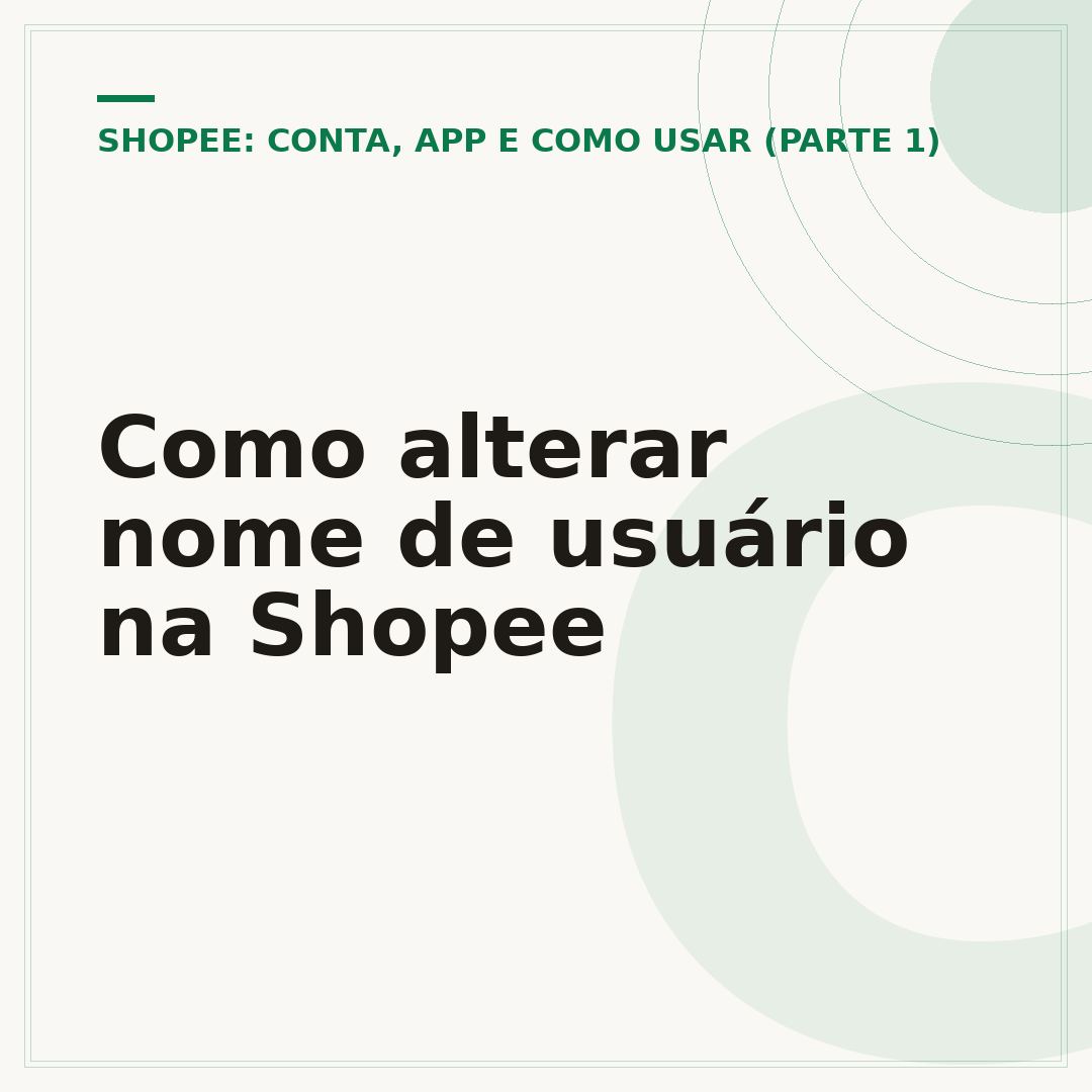 Como alterar nome de usuário na Shopee
