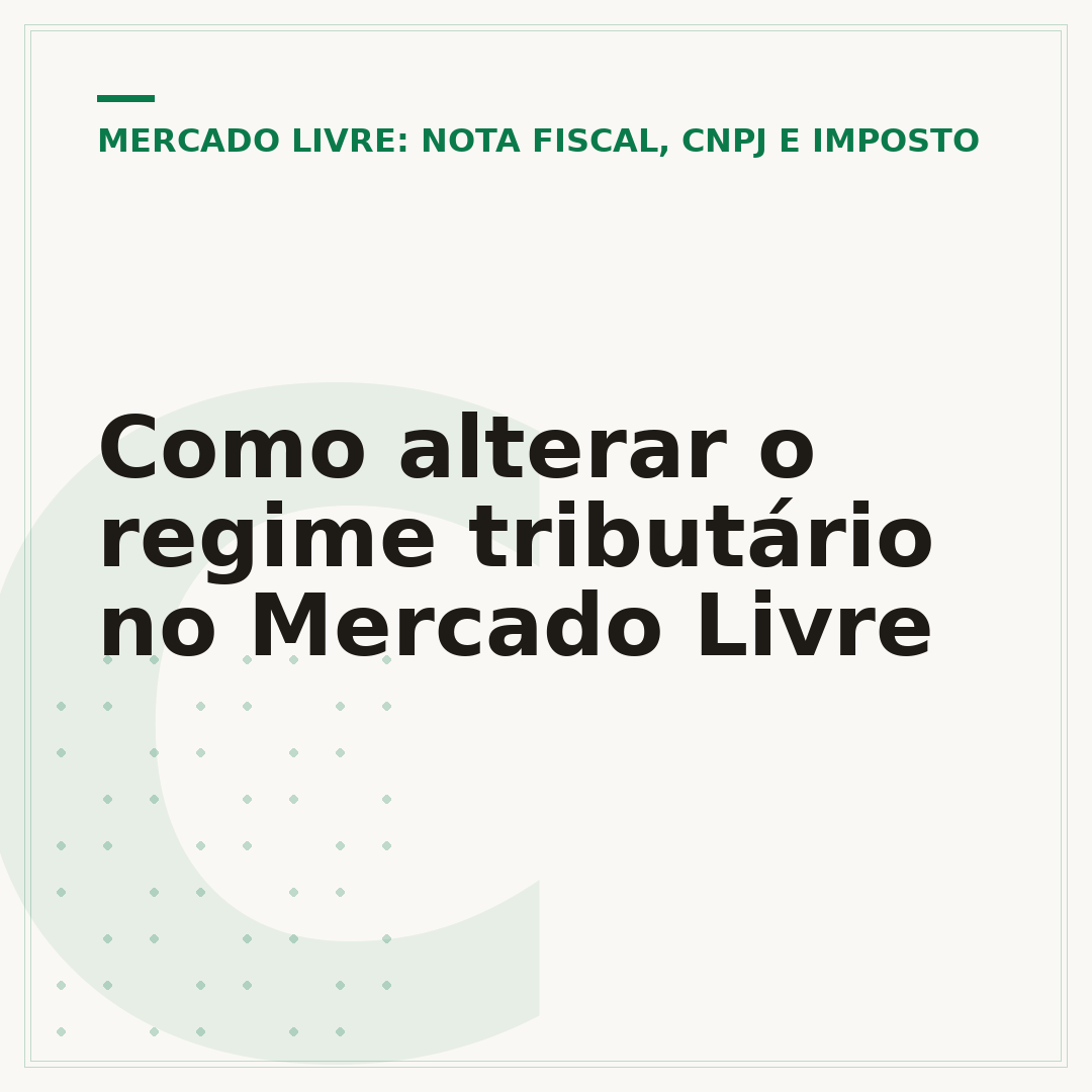 Como alterar o regime tributário no Mercado Livre