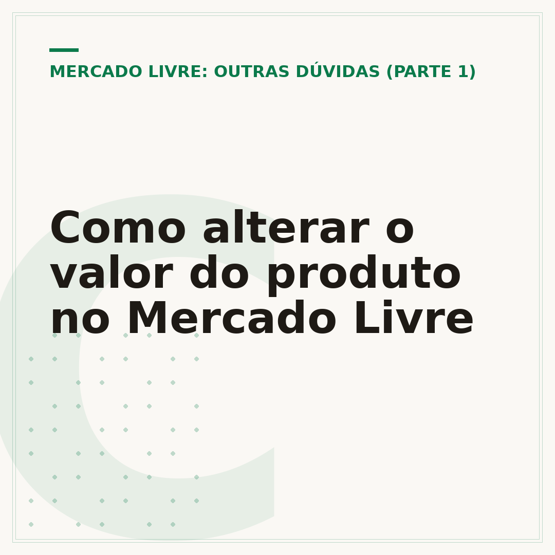 Como alterar o valor do produto no Mercado Livre