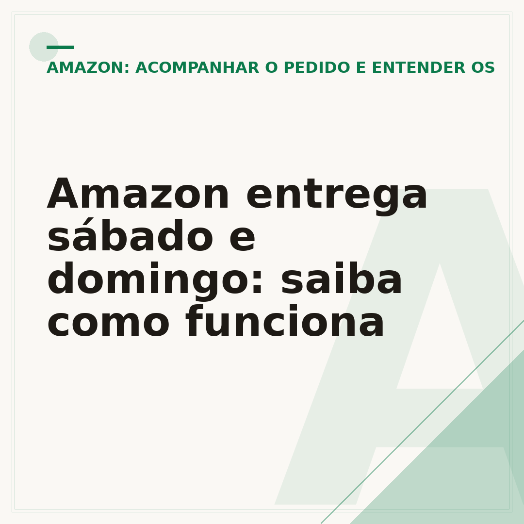 Amazon entrega sábado e domingo: saiba como funciona