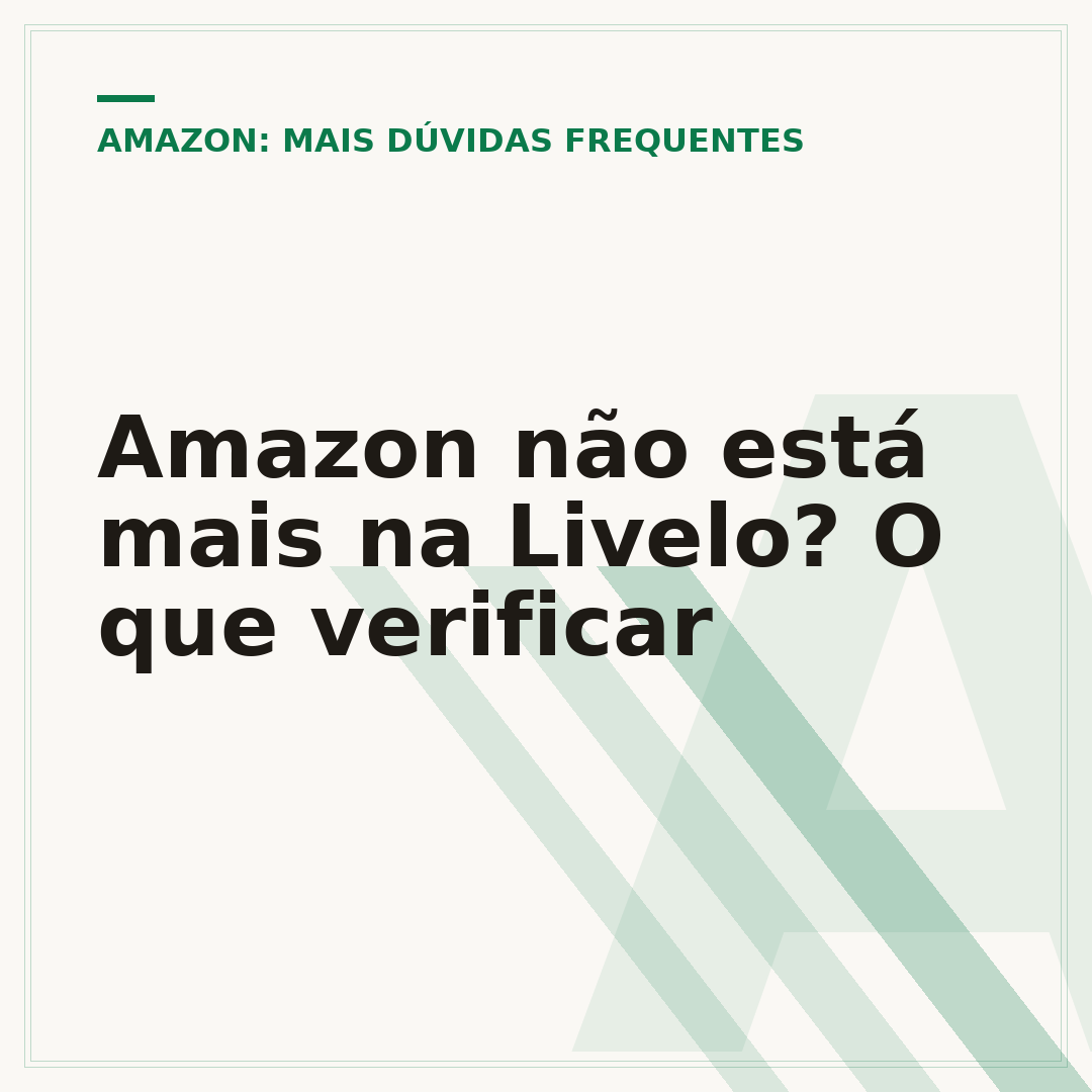 Amazon não está mais na Livelo? O que verificar