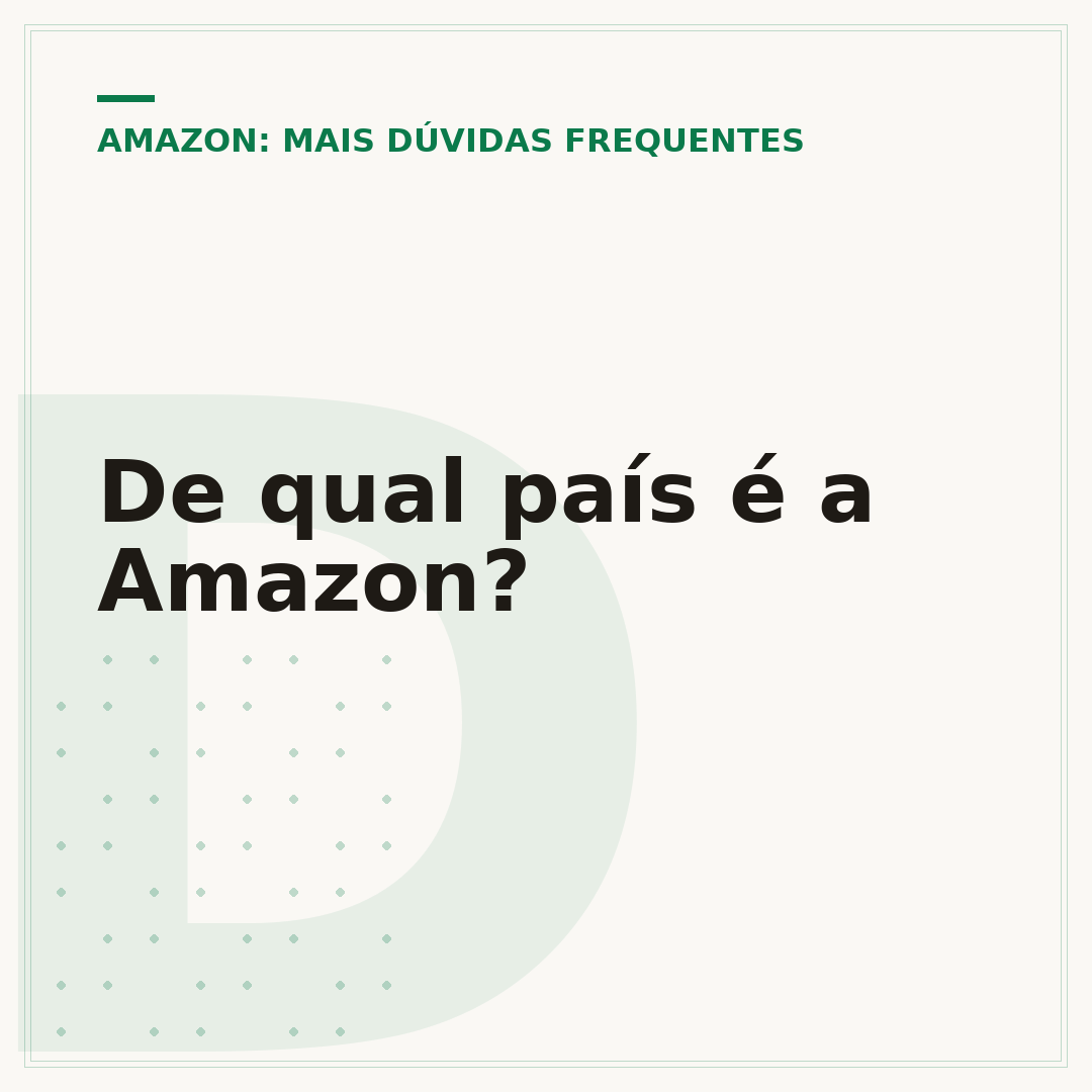 De qual país é a Amazon?
