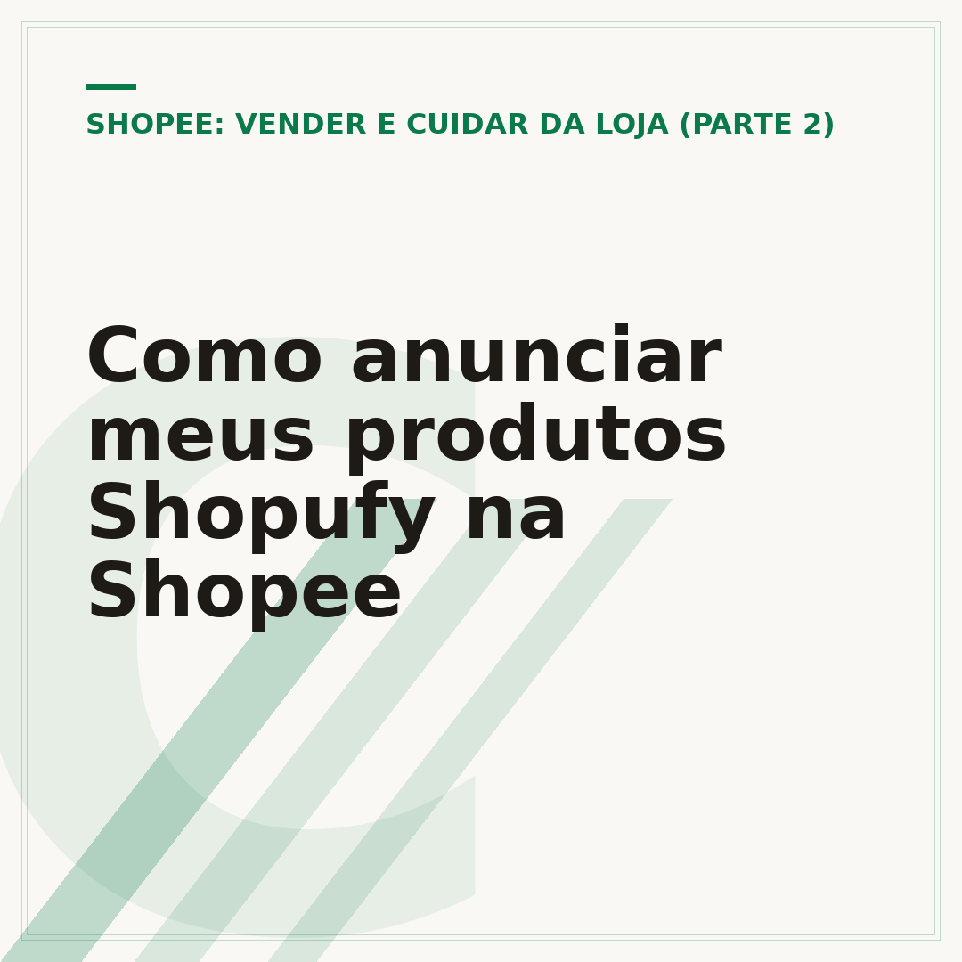 Como anunciar meus produtos Shopufy na Shopee