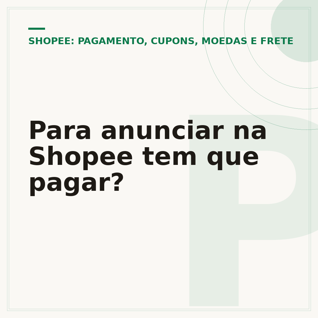 Para anunciar na Shopee tem que pagar?