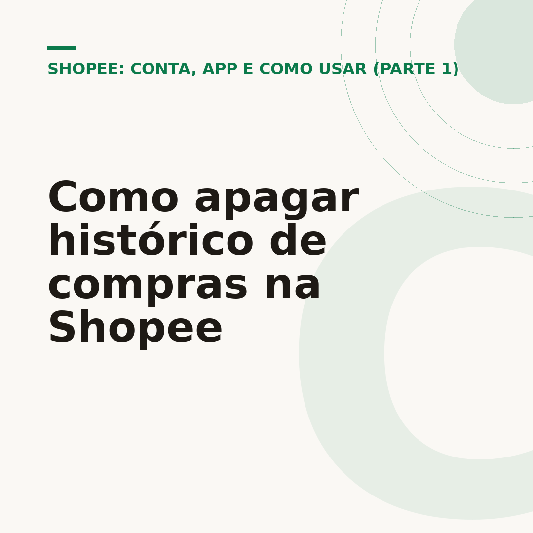 Como apagar histórico de compras na Shopee
