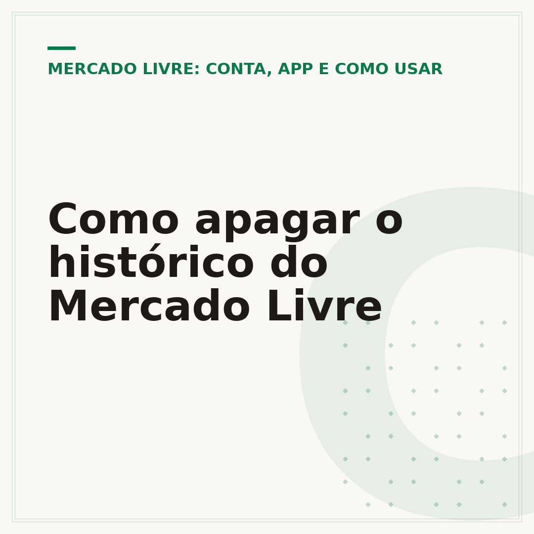 Como apagar o histórico do Mercado Livre