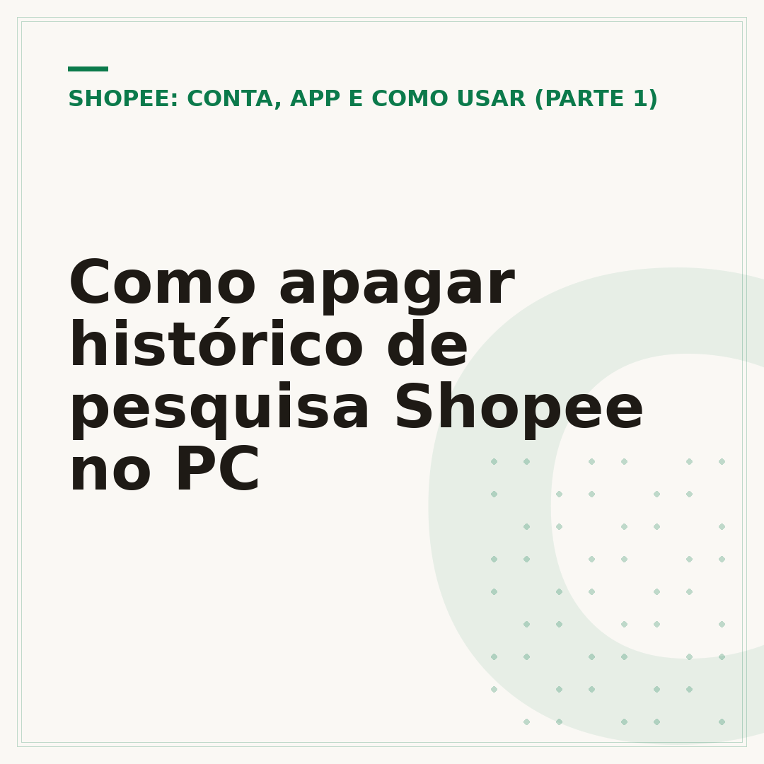 Como apagar histórico de pesquisa Shopee no PC