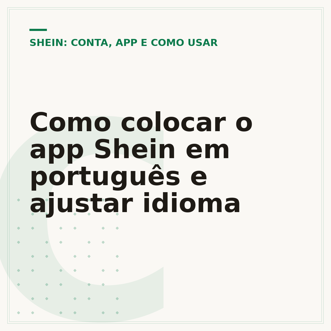 Como colocar o app Shein em português e ajustar idioma