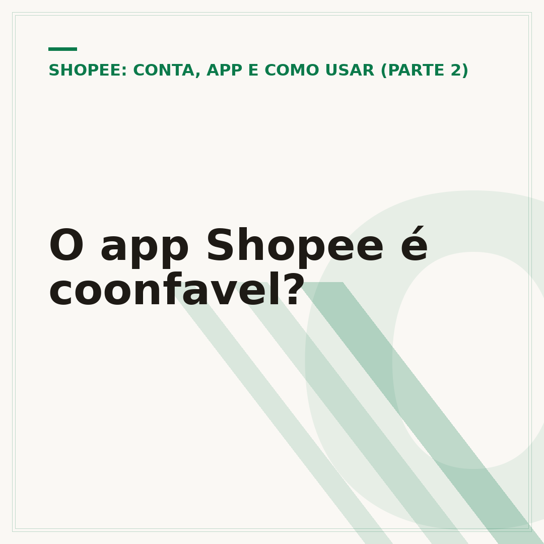 O app Shopee é coonfavel?