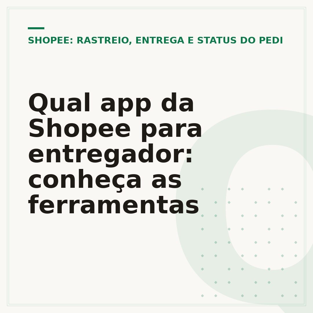 Qual app da Shopee para entregador: conheça as ferramentas