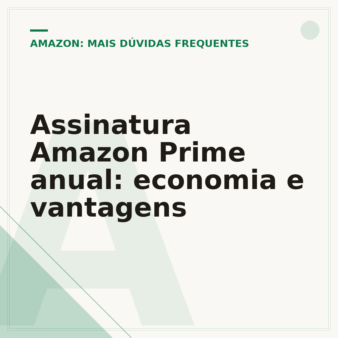 Assinatura Amazon Prime anual: economia e vantagens