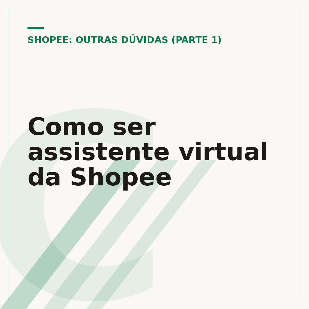Como ser assistente virtual da Shopee