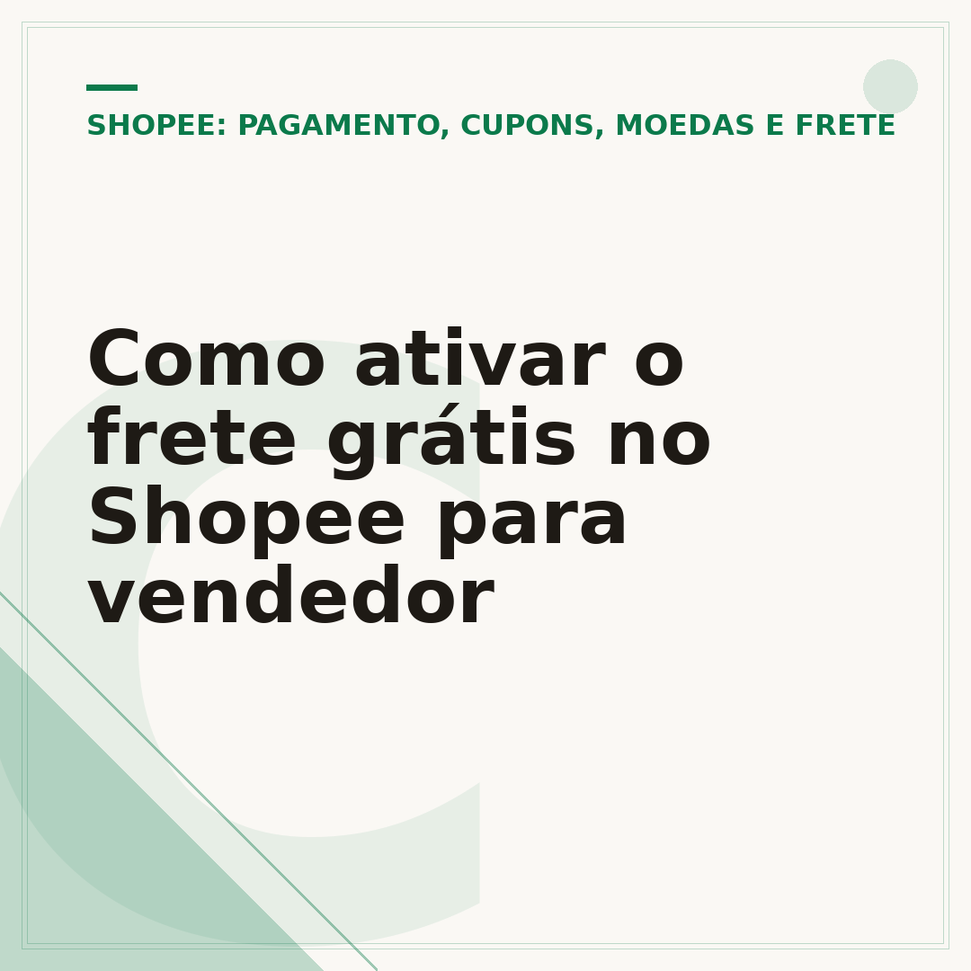 Como ativar o frete grátis no Shopee para vendedor
