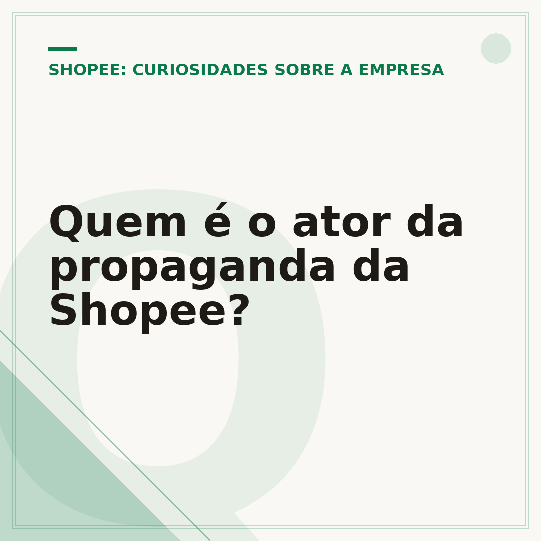 Quem é o ator da propaganda da Shopee?