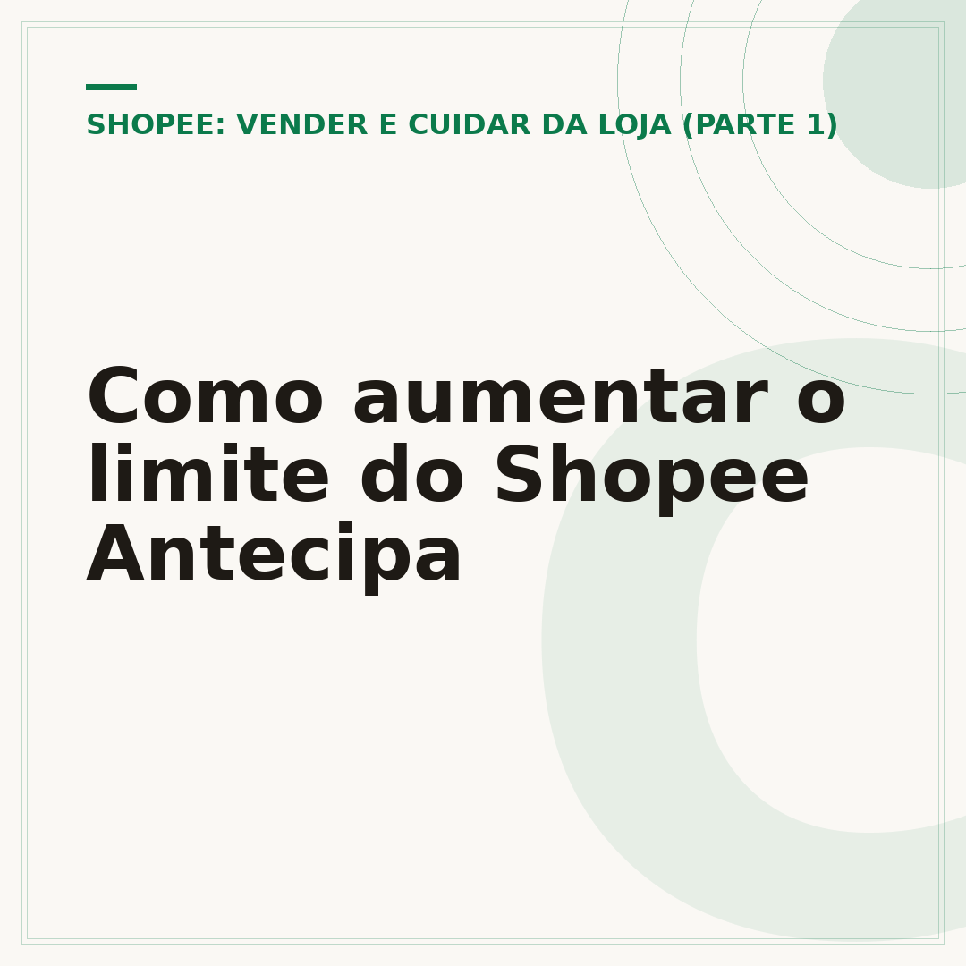 Como aumentar o limite do Shopee Antecipa