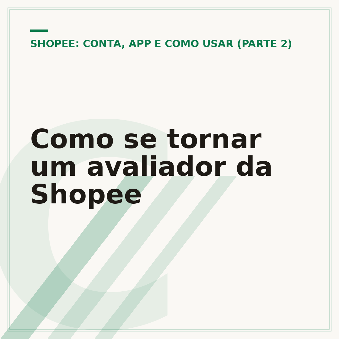 Como se tornar um avaliador da Shopee