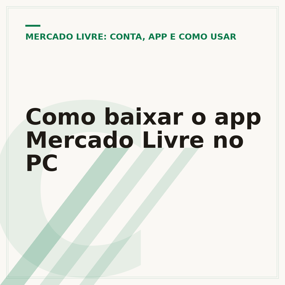 Como baixar o app Mercado Livre no PC