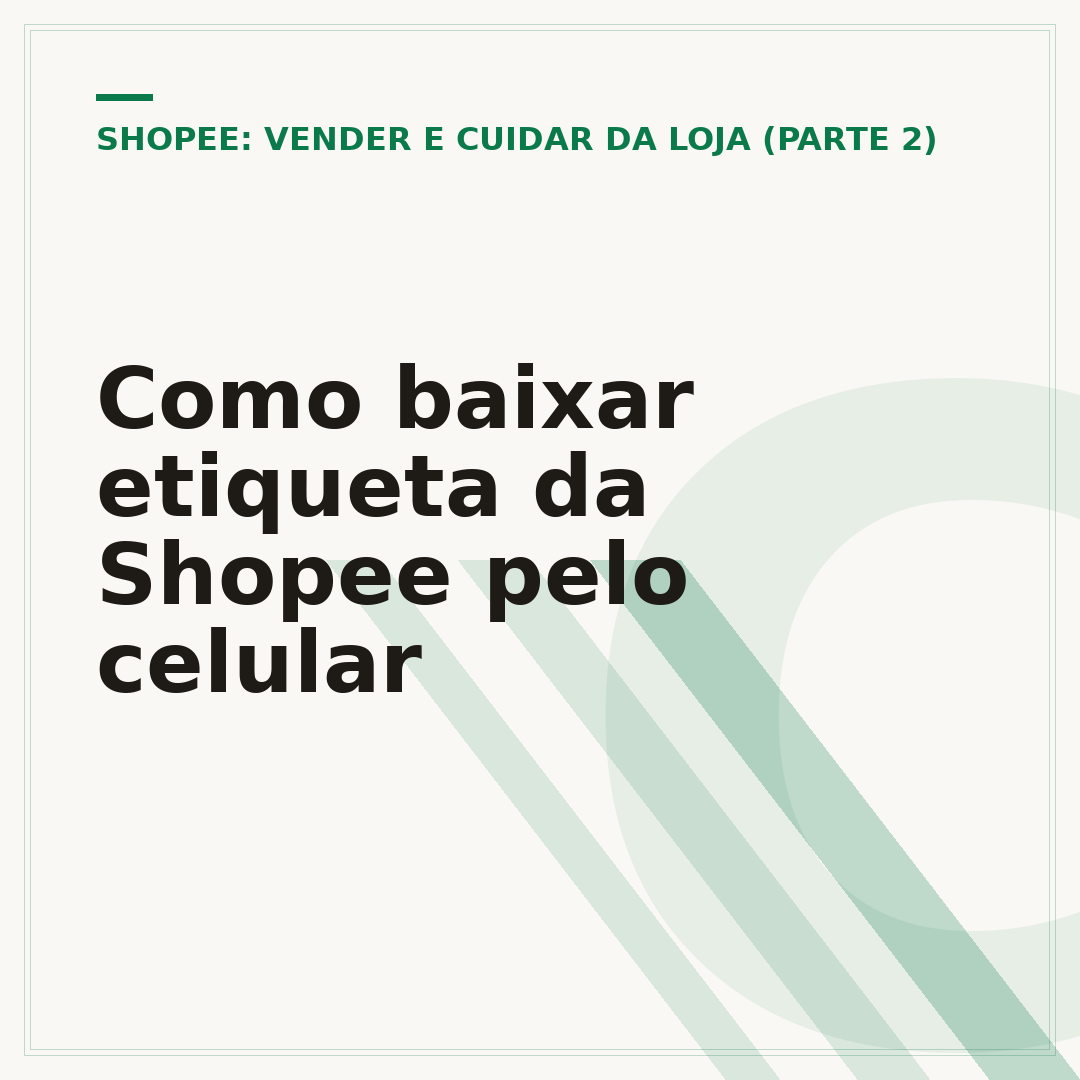 Como baixar etiqueta da Shopee pelo celular