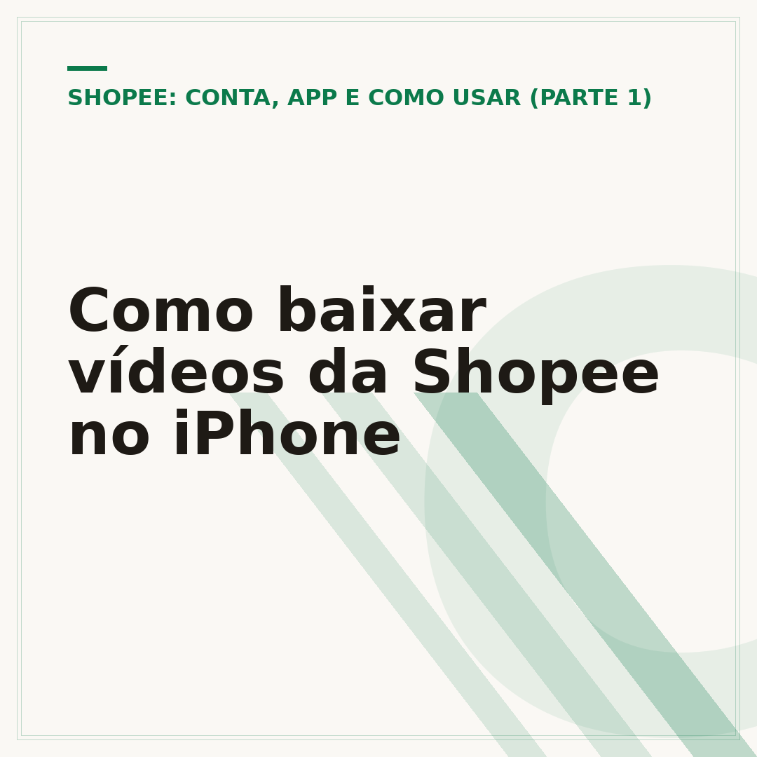 Como baixar vídeos da Shopee no iPhone