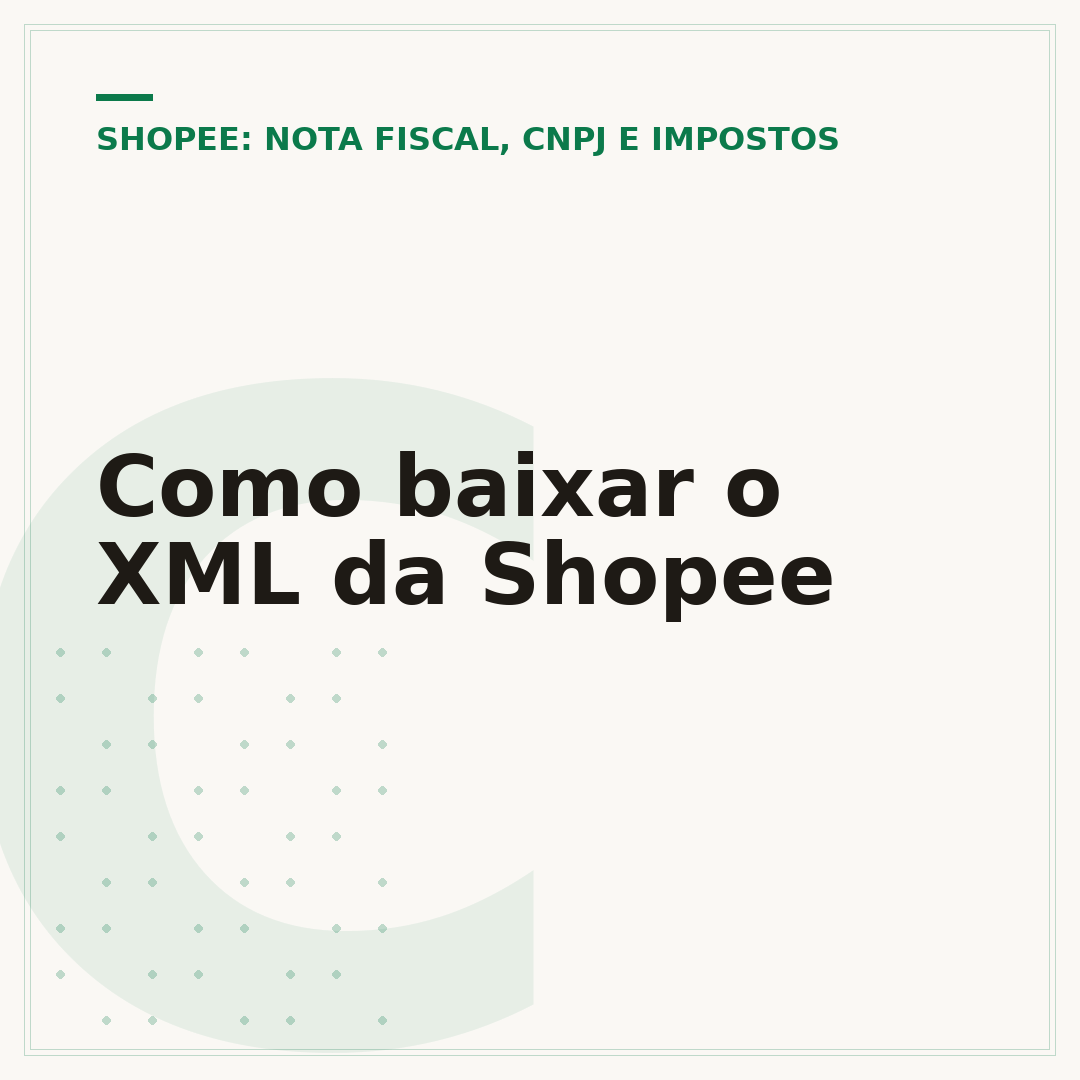 Como baixar o XML da Shopee