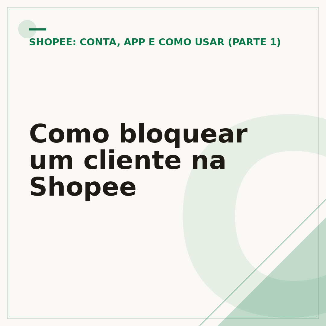Como bloquear um cliente na Shopee