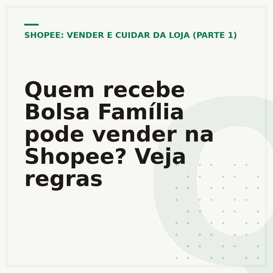 Quem recebe Bolsa Família pode vender na Shopee? Veja regras