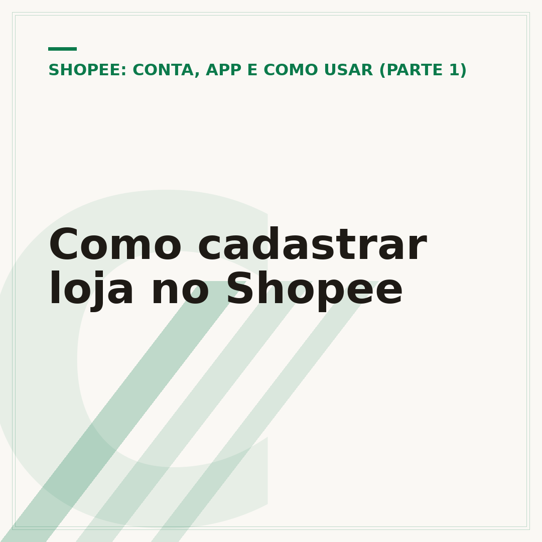 Como cadastrar loja no Shopee