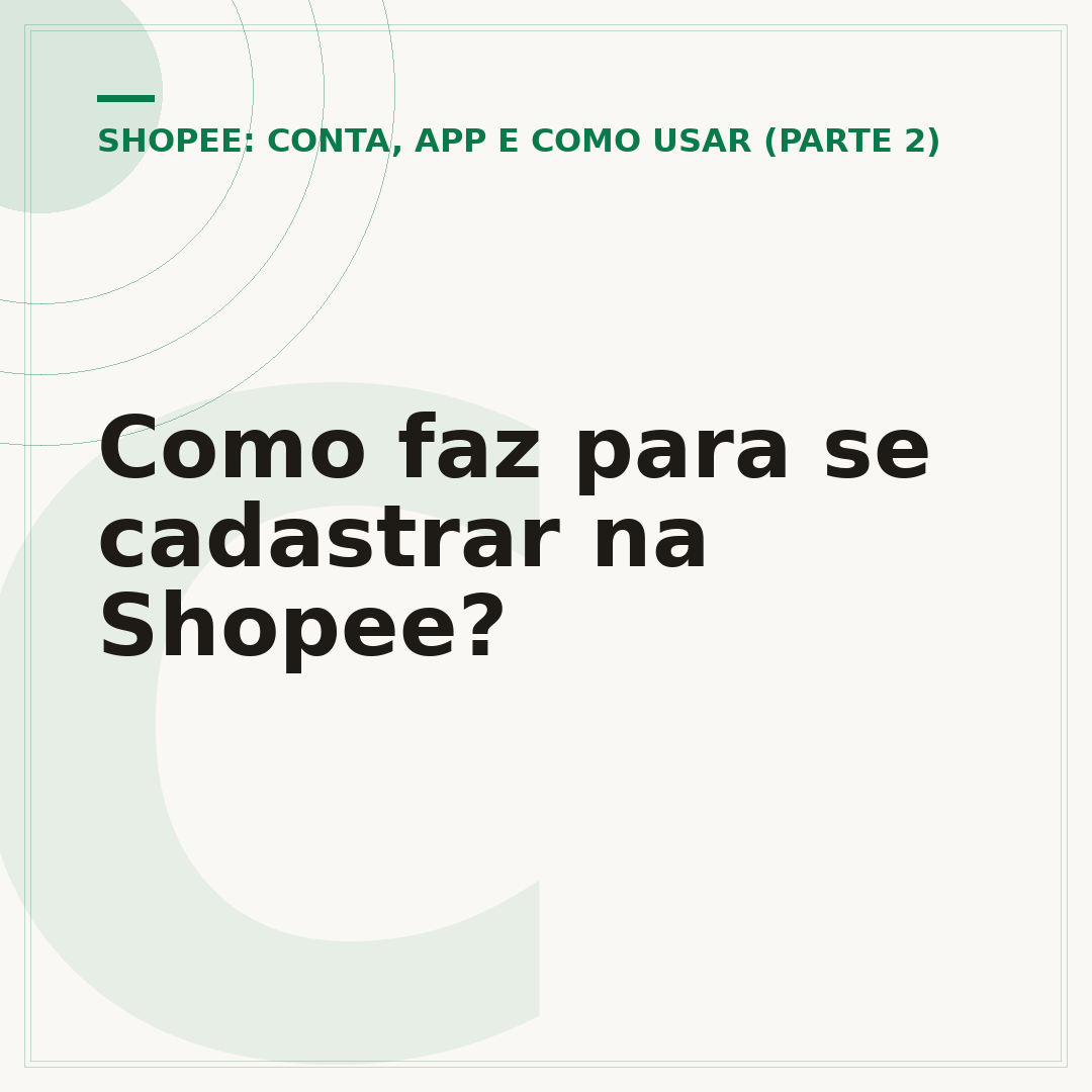 Como faz para se cadastrar na Shopee?