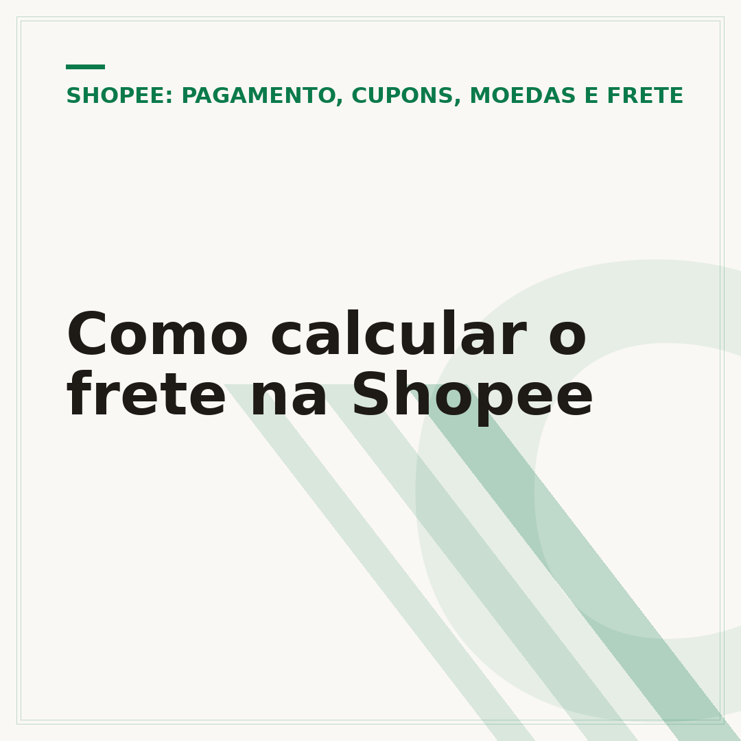 Como calcular o frete na Shopee