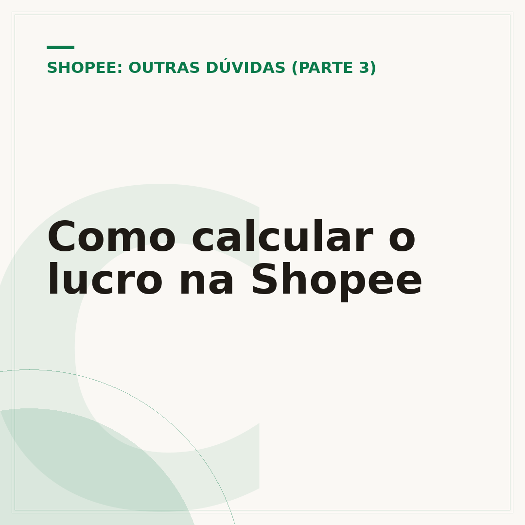 Como calcular o lucro na Shopee