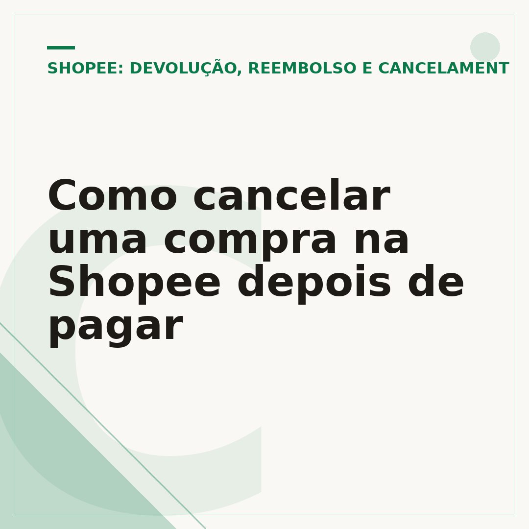 Como cancelar uma compra na Shopee depois de pagar