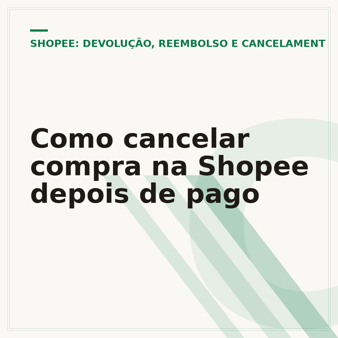 Como cancelar compra na Shopee depois de pago