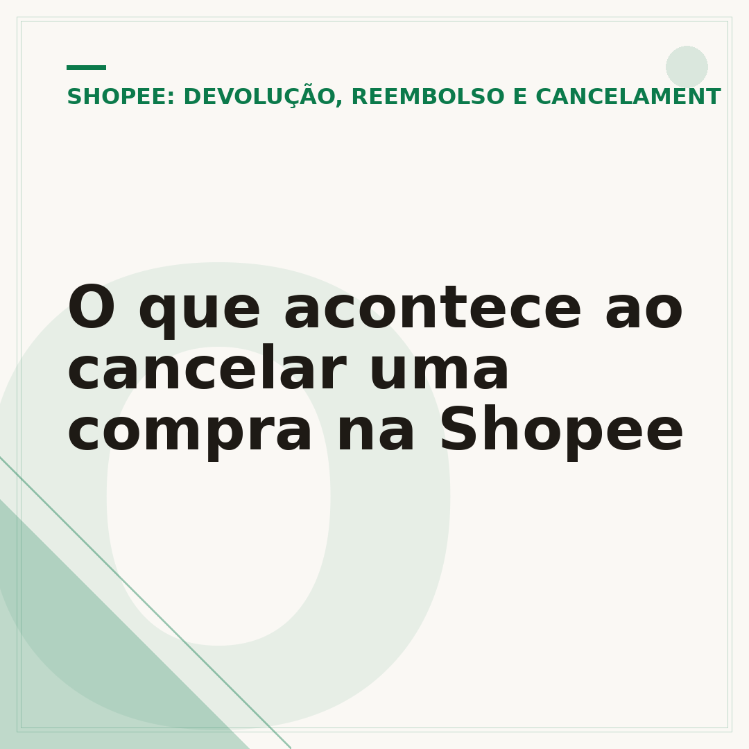 O que acontece ao cancelar uma compra na Shopee