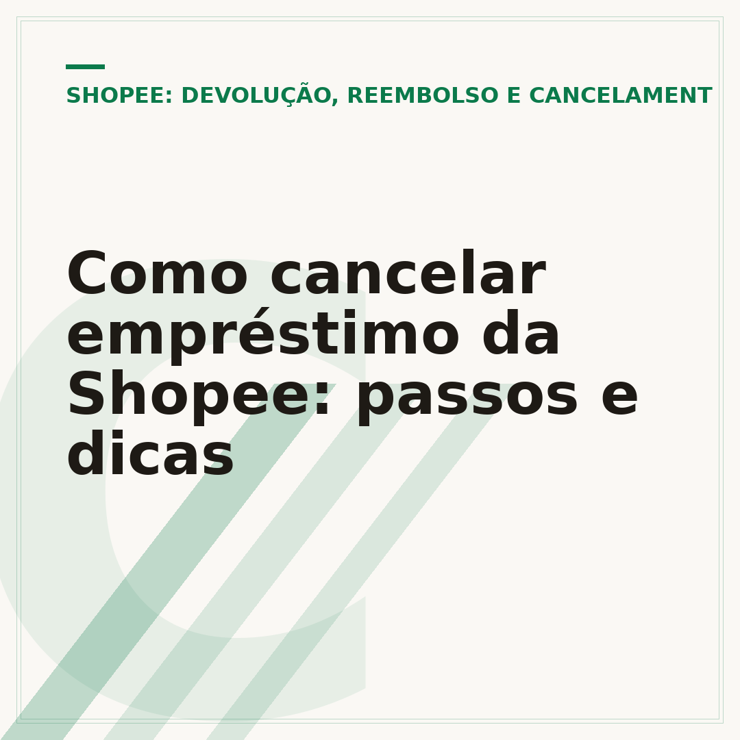 Como cancelar empréstimo da Shopee: passos e dicas