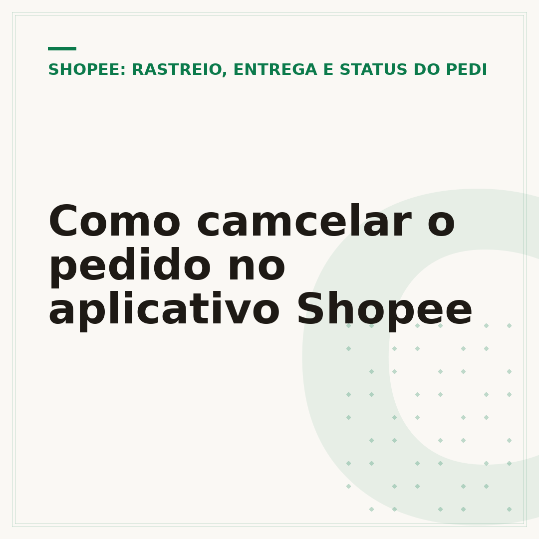 Como camcelar o pedido no aplicativo Shopee