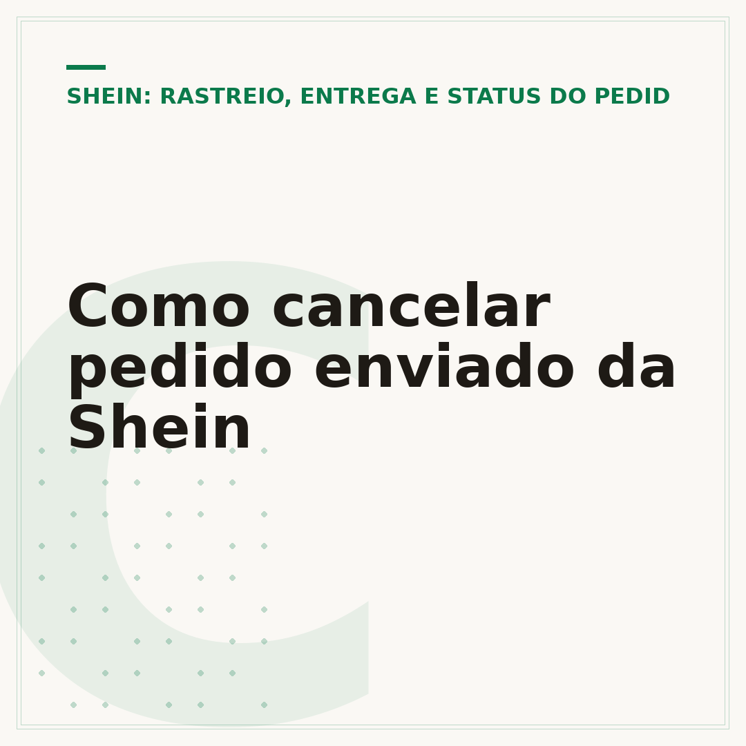 Como cancelar pedido enviado da Shein