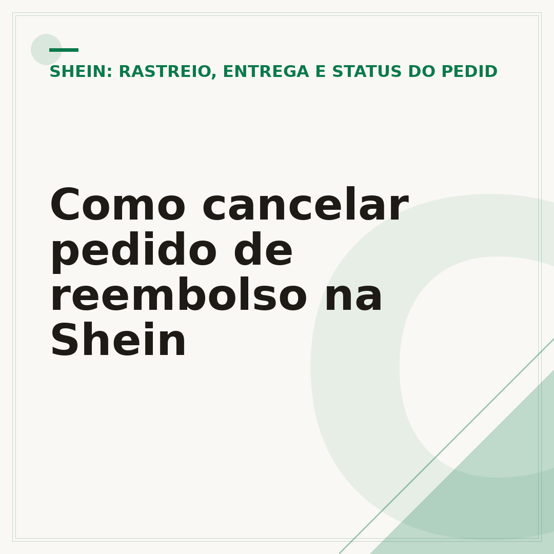 Como cancelar pedido de reembolso na Shein