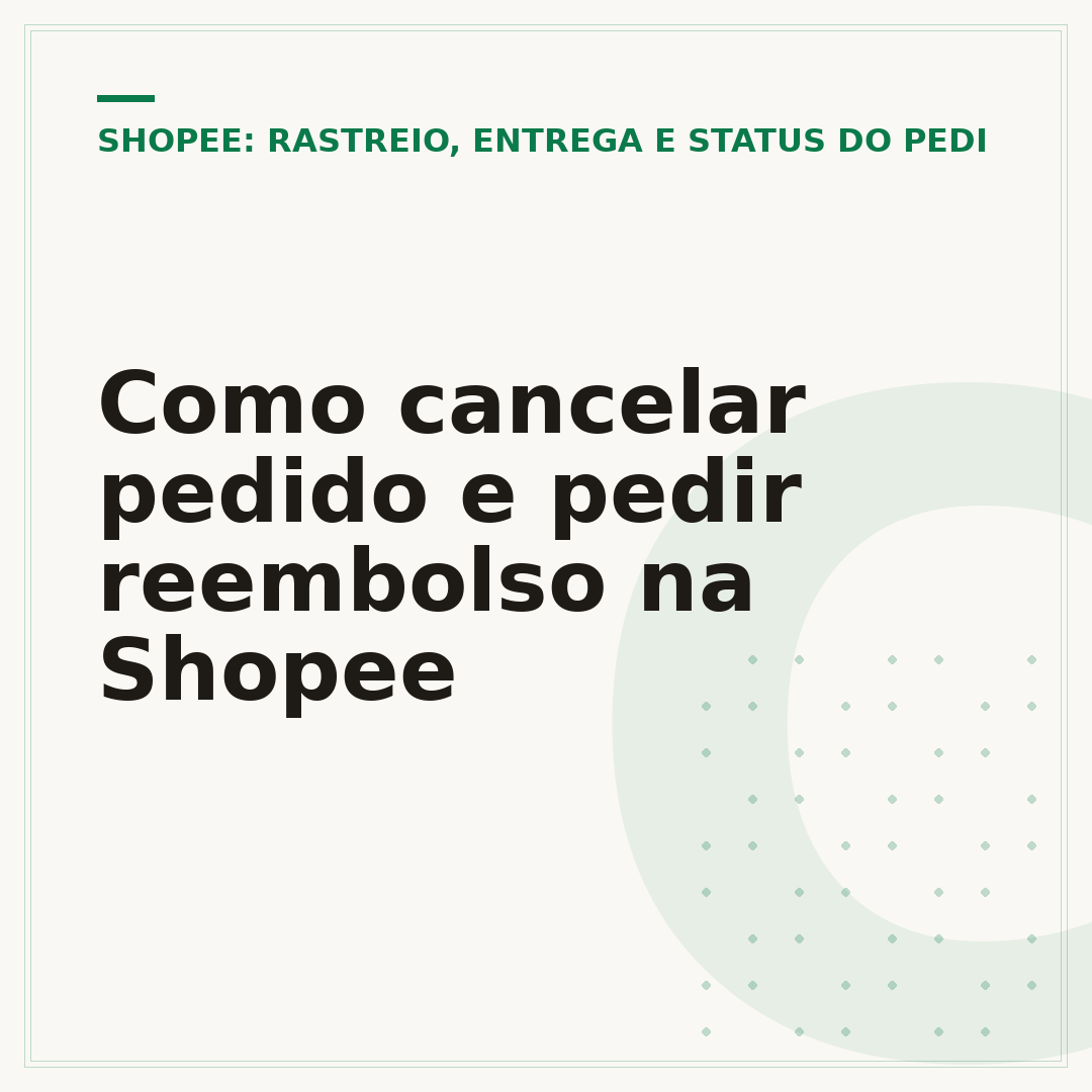 Como cancelar pedido e pedir reembolso na Shopee