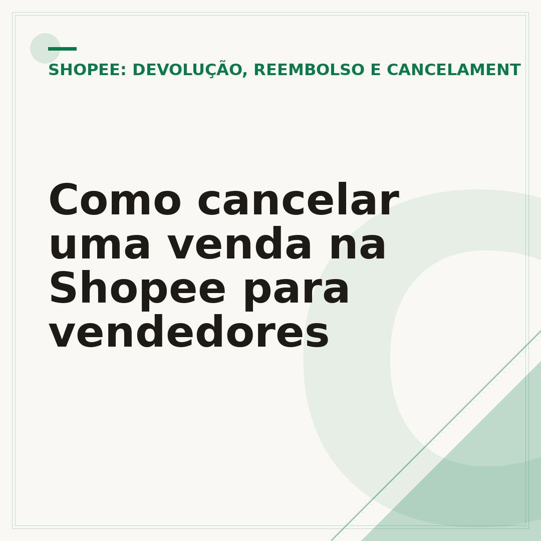 Como cancelar uma venda na Shopee para vendedores