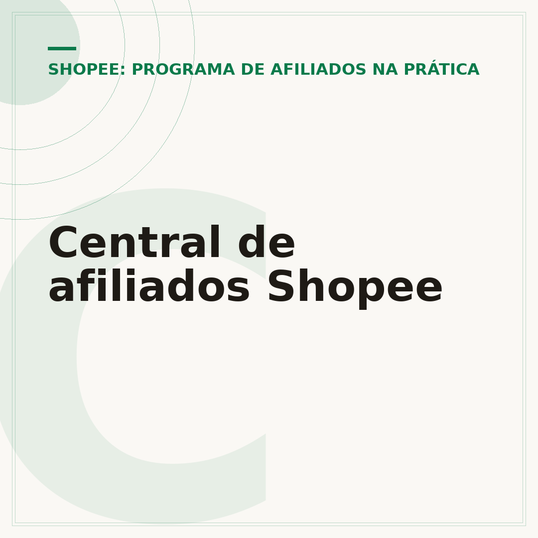 Central de afiliados Shopee