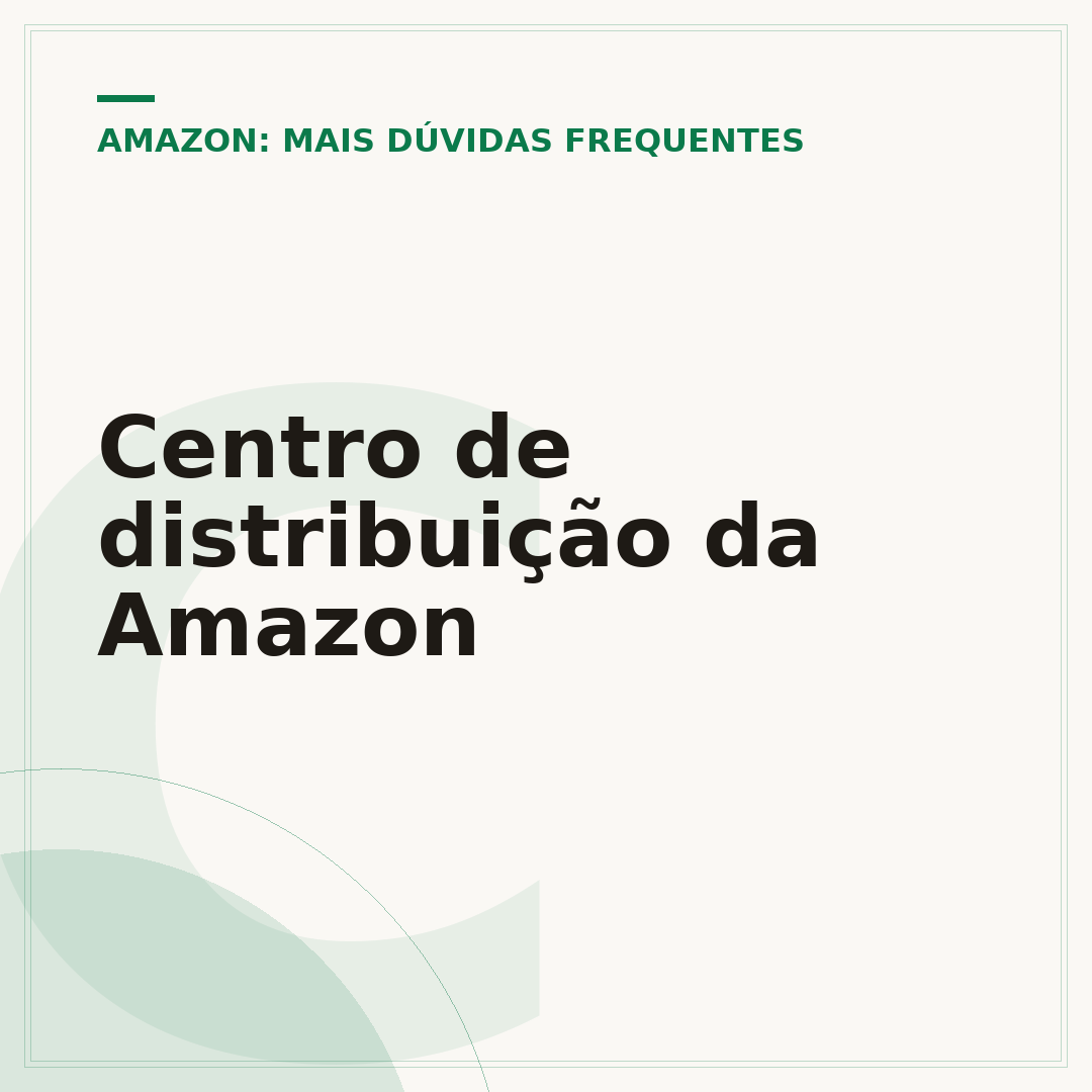 Centro de distribuição da Amazon