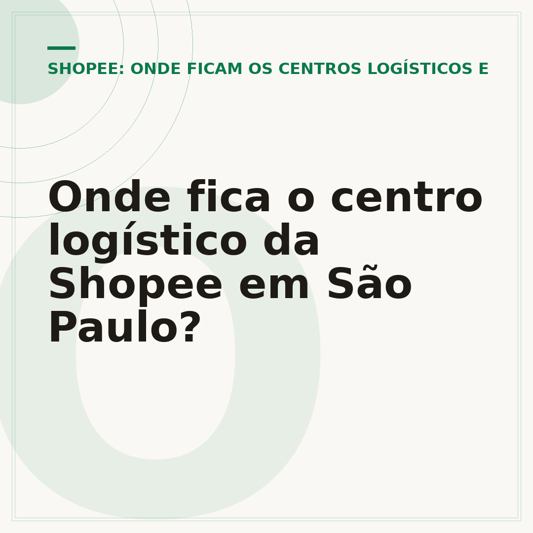 Onde fica o centro logístico da Shopee em São Paulo?