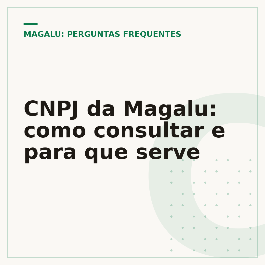 CNPJ da Magalu: como consultar e para que serve