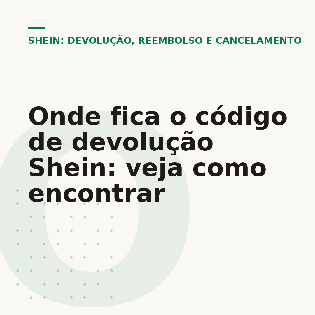 Onde fica o código de devolução Shein: veja como encontrar