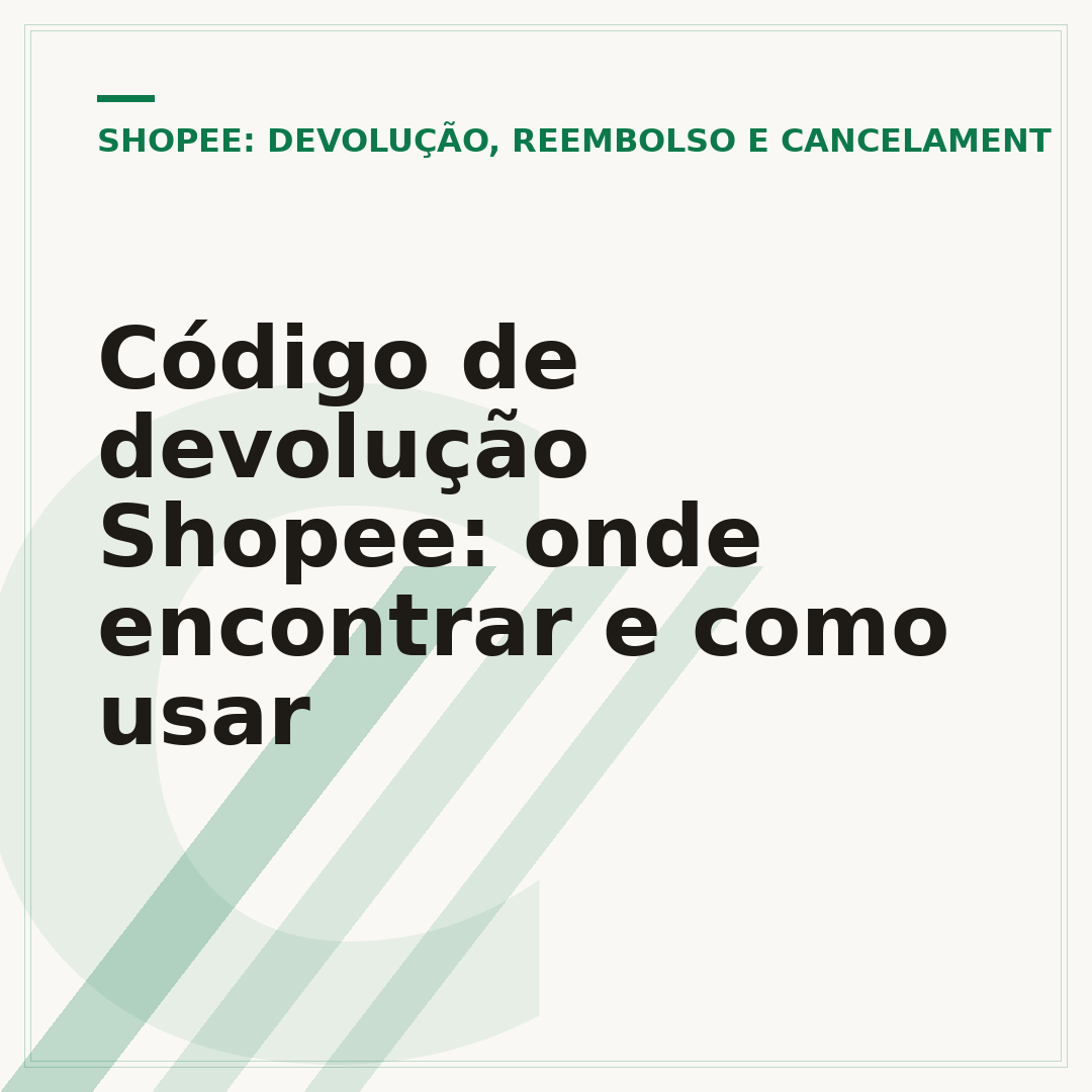 Código de devolução Shopee: onde encontrar e como usar