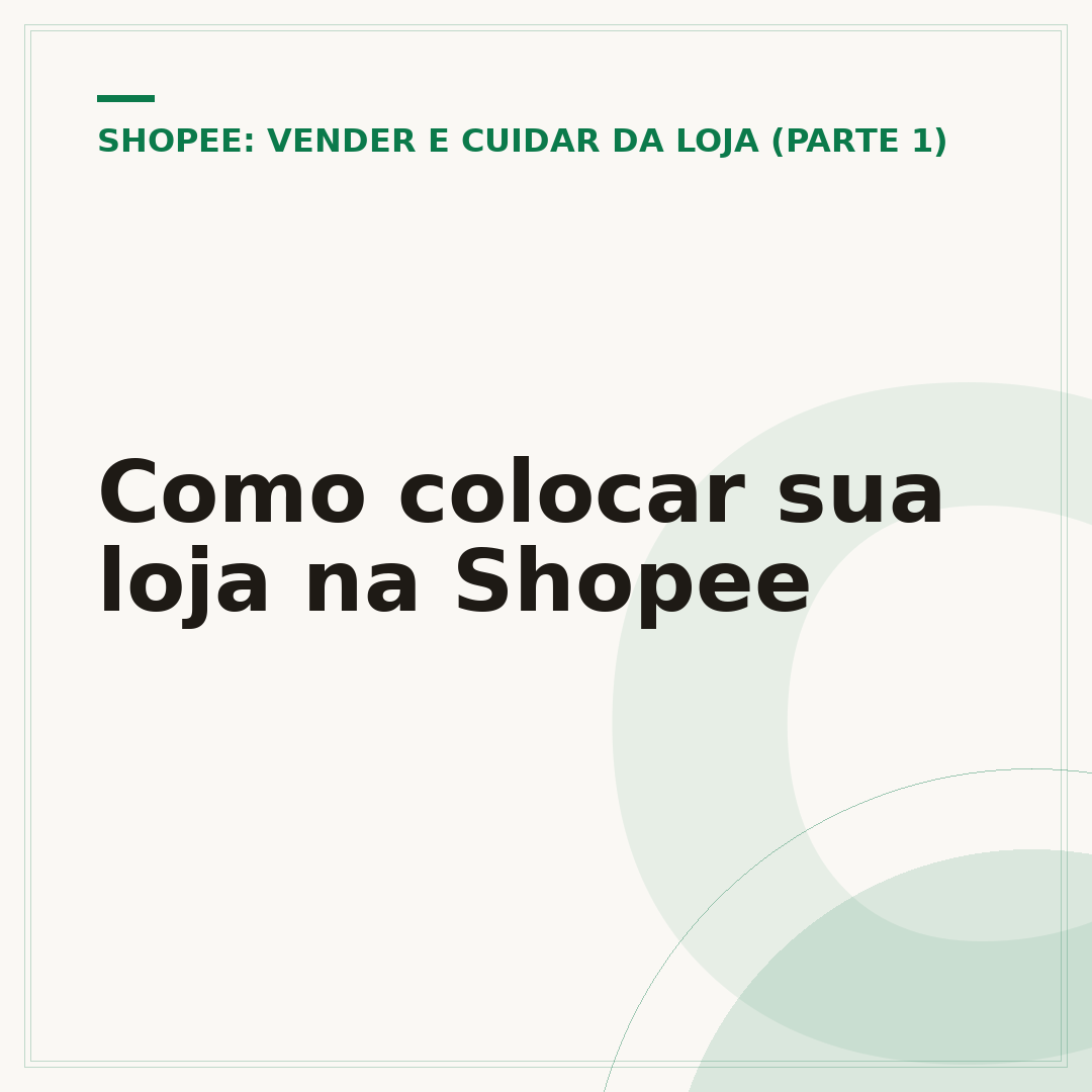 Como colocar sua loja na Shopee