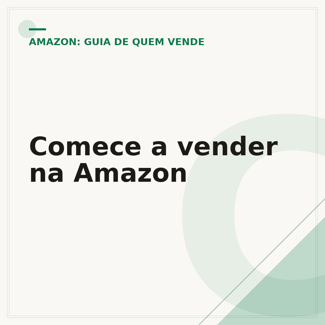 Comece a vender na Amazon