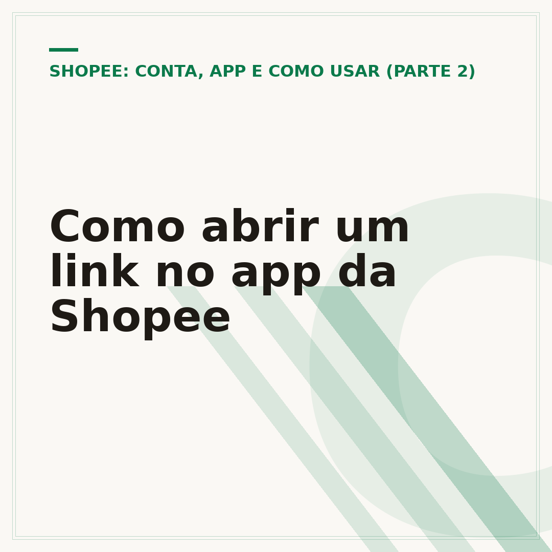 Como abrir um link no app da Shopee